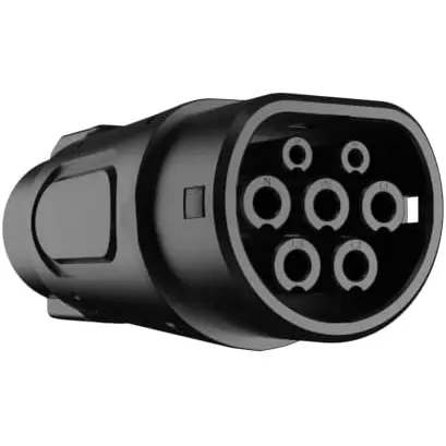 EV Charging Adapter, 230V 7KW Thermoplastic Type 2 to Type 1 EV Charging Connector, IP54 Protection 16A 32A AC Charging Cable for New Energy Vehicles